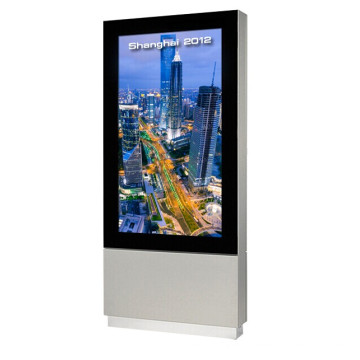 Affichage LCD 65 pouces à affichage numérique pour station routière